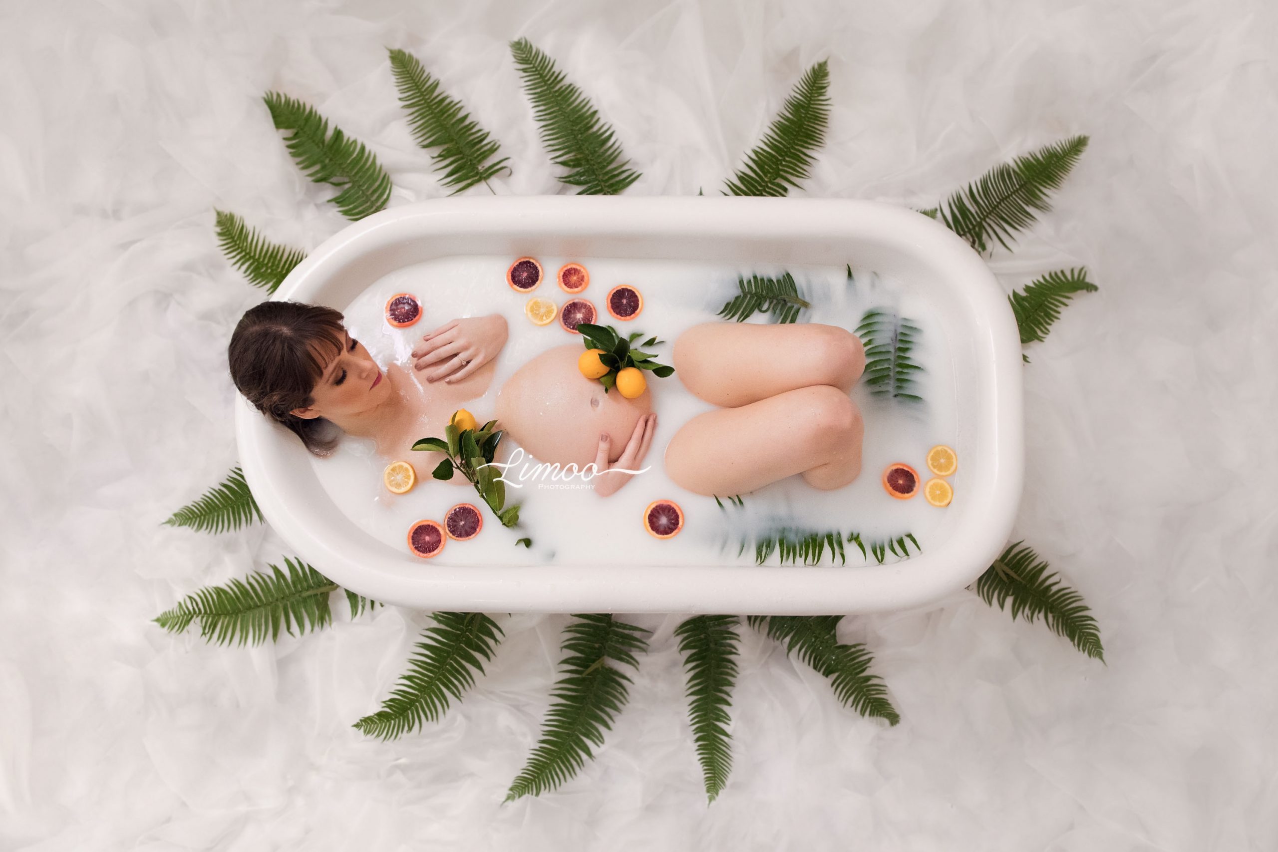 maternity Photography SanJose Bay Area milk bath